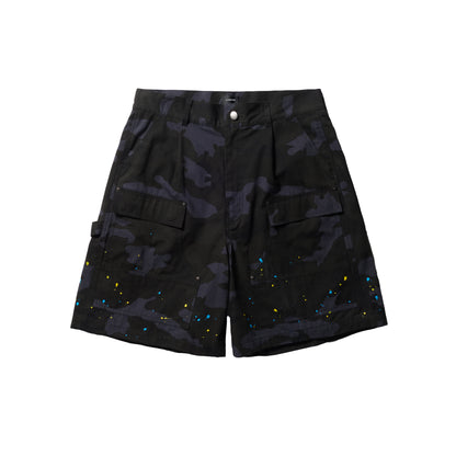 WIDE CROP CARPENTER PANTS / (BK)MILITARY CAMO