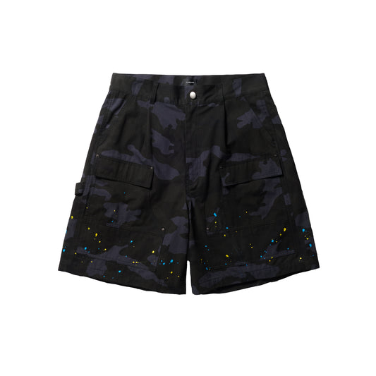 WIDE CROP CARPENTER PANTS / (BK)MILITARY CAMO
