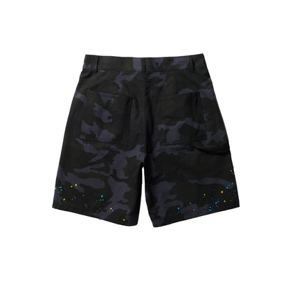 WIDE CROP CARPENTER PANTS / (BK)MILITARY CAMO