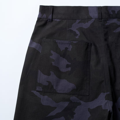 WIDE CROP CARPENTER PANTS / (BK)MILITARY CAMO