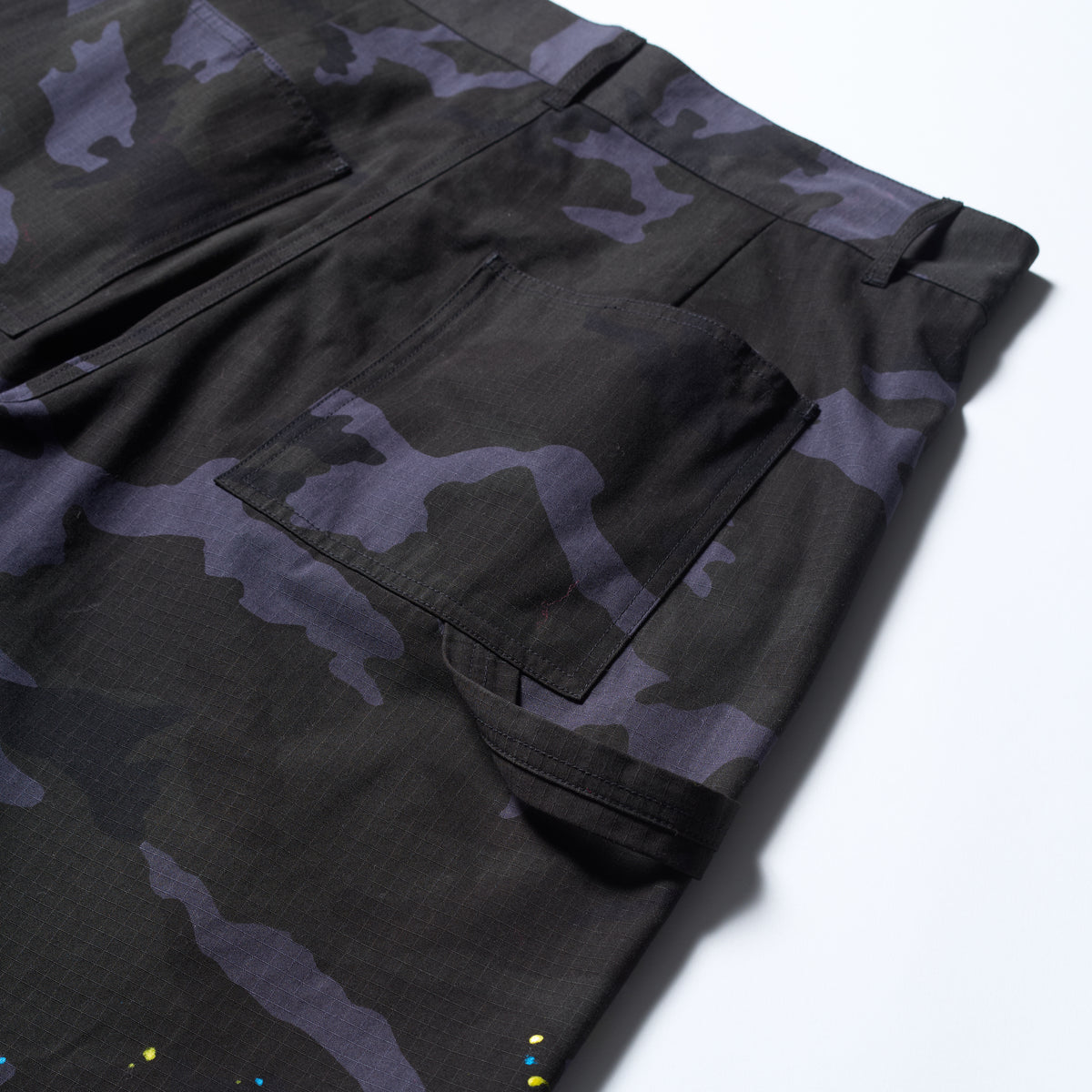 WIDE CROP CARPENTER PANTS / (BK)MILITARY CAMO