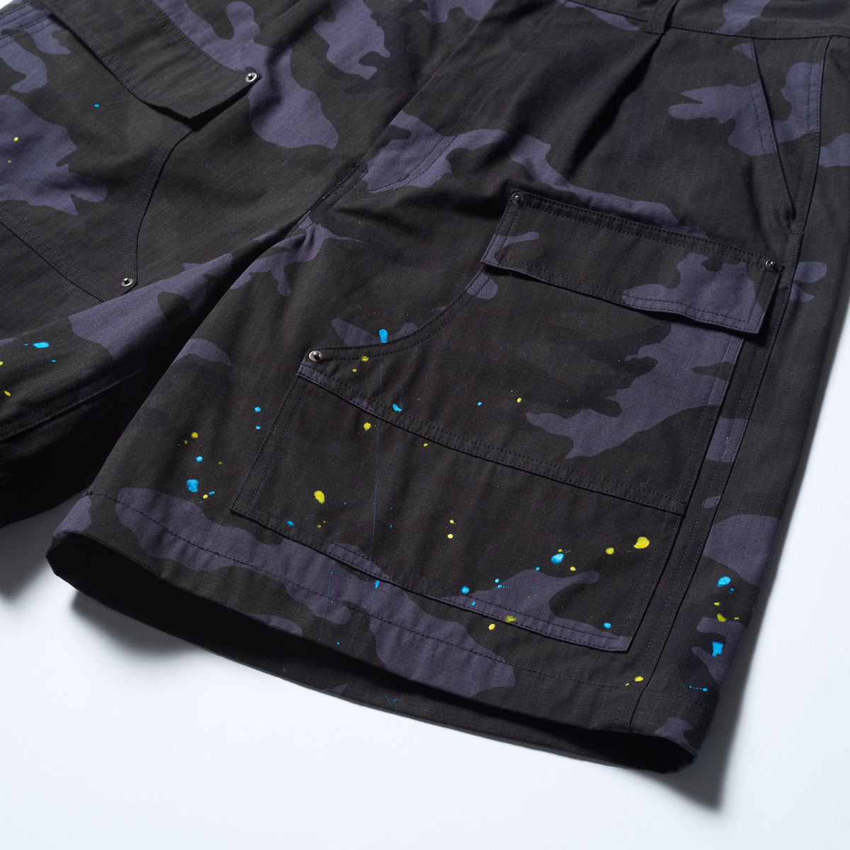 WIDE CROP CARPENTER PANTS / (BK)MILITARY CAMO