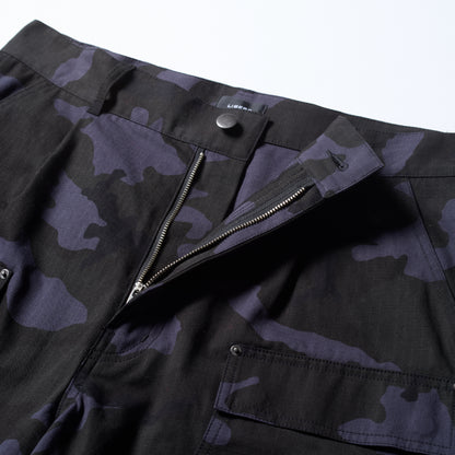 WIDE CROP CARPENTER PANTS / (BK)MILITARY CAMO