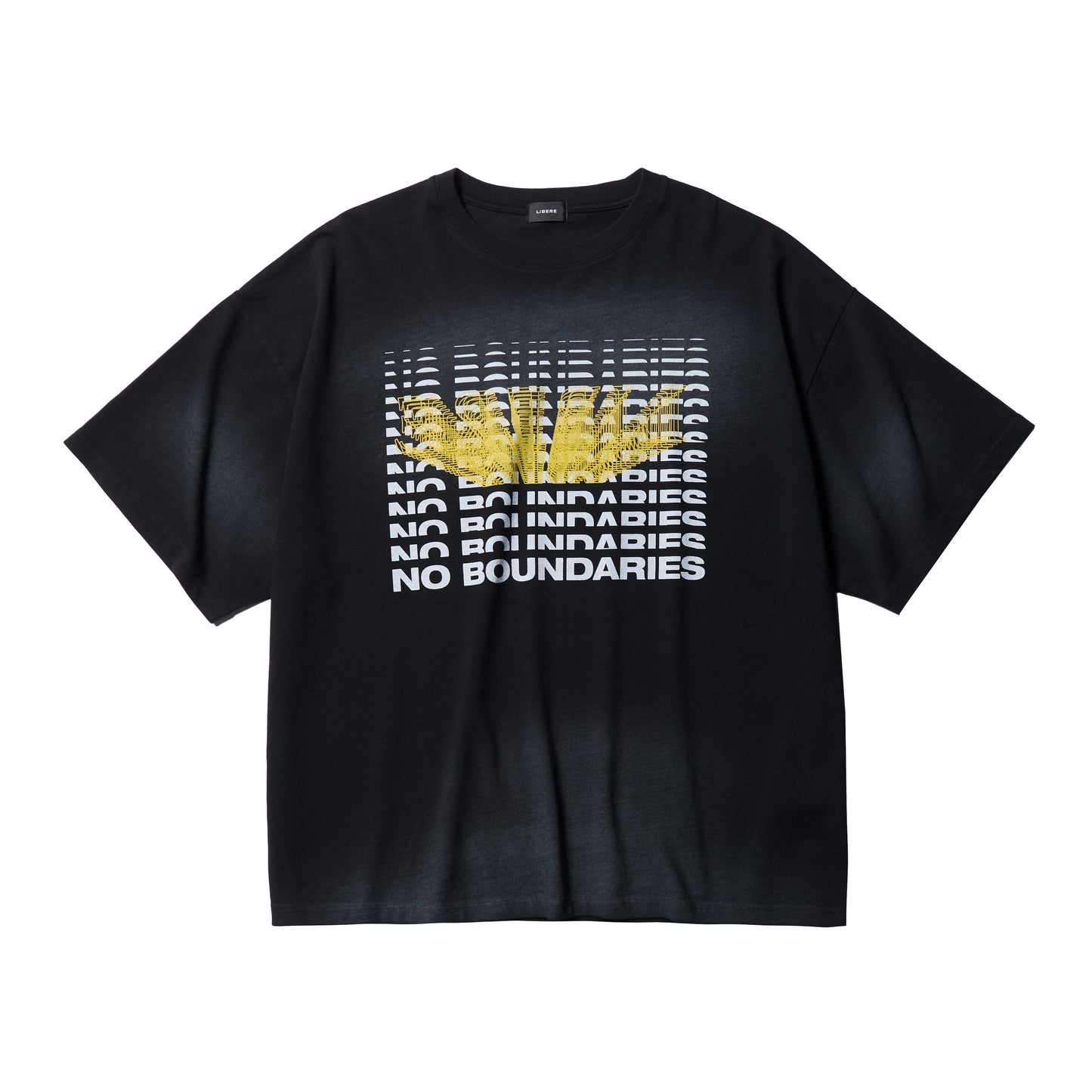 NO BOUNDARIES T-SHIRTS / BLACK