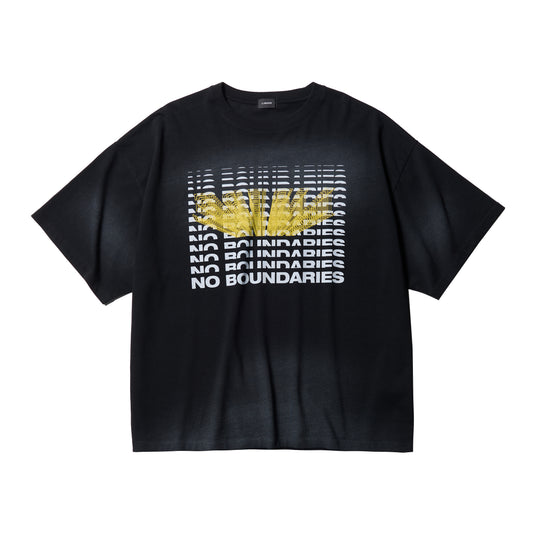 NO BOUNDARIES T-SHIRTS / BLACK