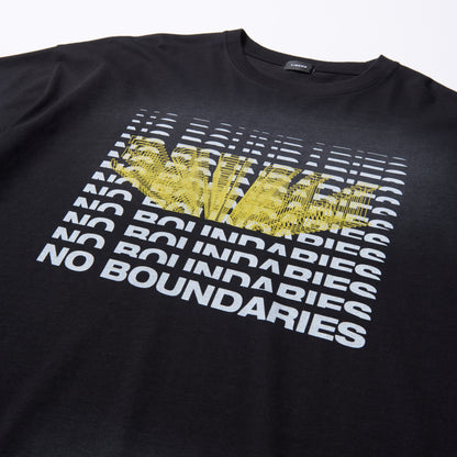 NO BOUNDARIES T-SHIRTS / BLACK
