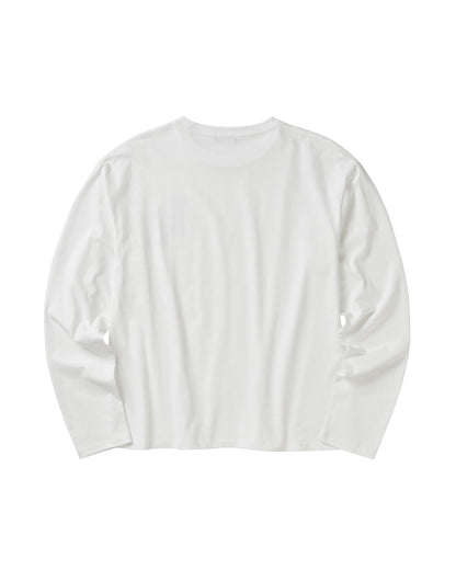 LR STANDARD LONG SLEEVE T-SHIRT / WHITE