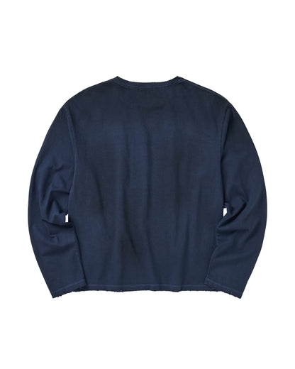 NO FOLLOW LONG SLEEVE T-SHIRT / BLUE