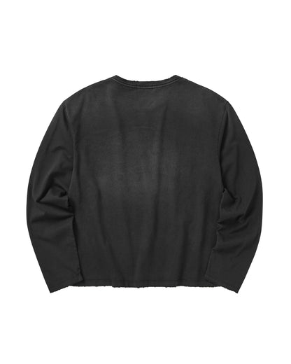 NO FOLLOW LONG SLEEVE T-SHIRT / BLACK