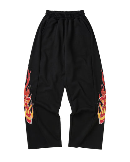 SIDE BLAZE SWEATPANTS / BLACK