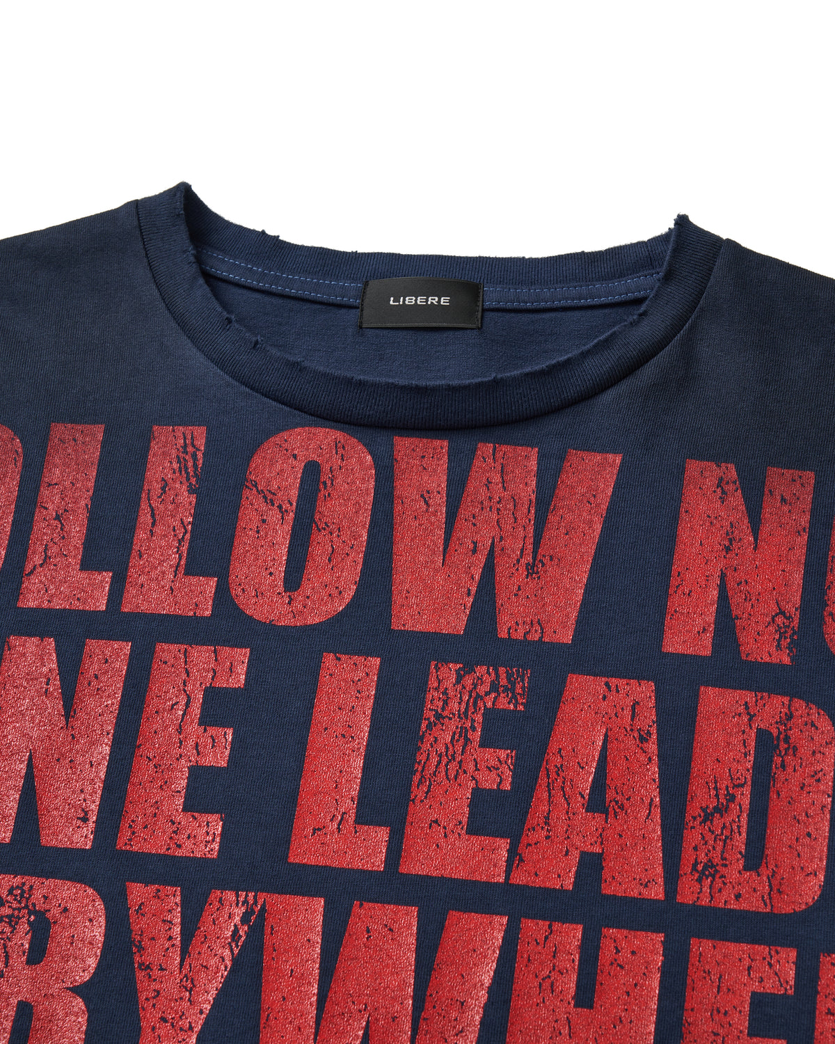 NO FOLLOW LONG SLEEVE T-SHIRT / BLUE