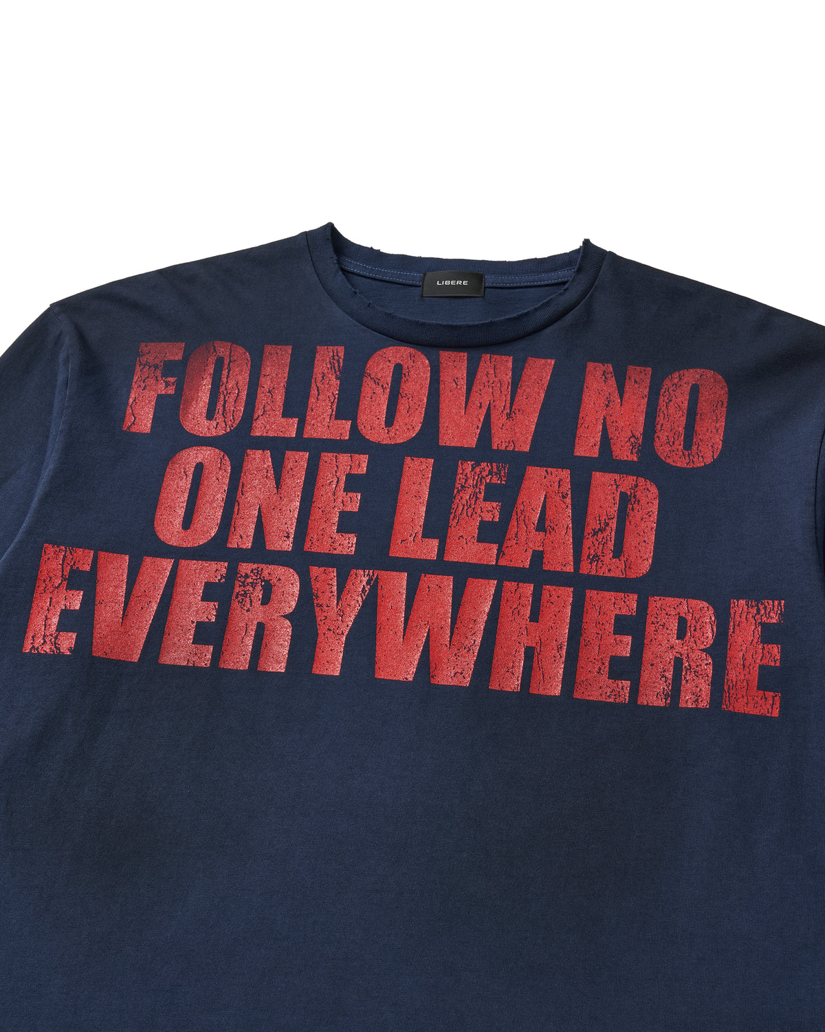 NO FOLLOW LONG SLEEVE T-SHIRT / BLUE