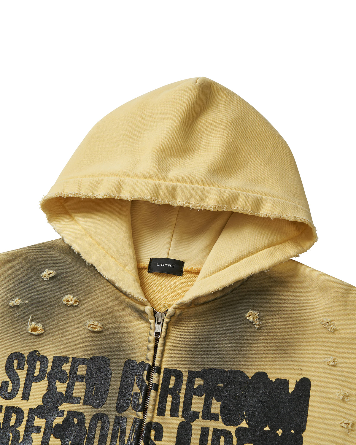 FULL SPEED ZIP HOODIE / YELLOW