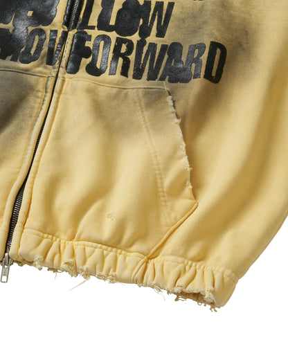 FULL SPEED ZIP HOODIE / YELLOW