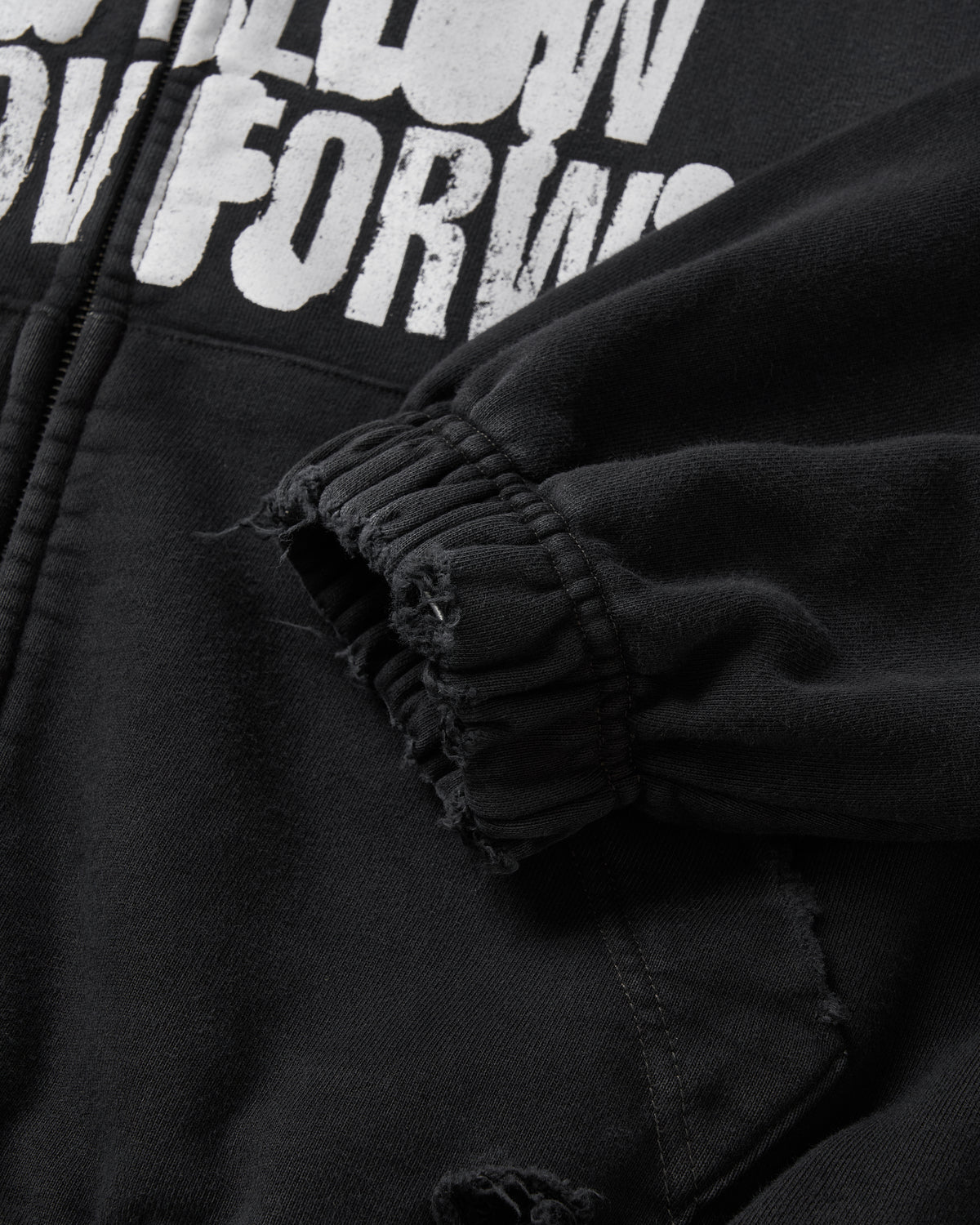 FULL SPEED ZIP HOODIE / BLACK