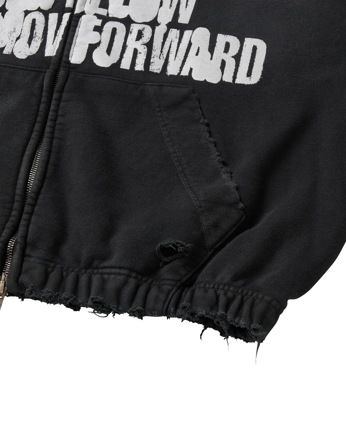 FULL SPEED ZIP HOODIE / BLACK
