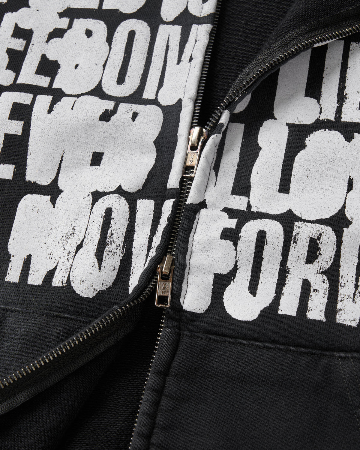 FULL SPEED ZIP HOODIE / BLACK