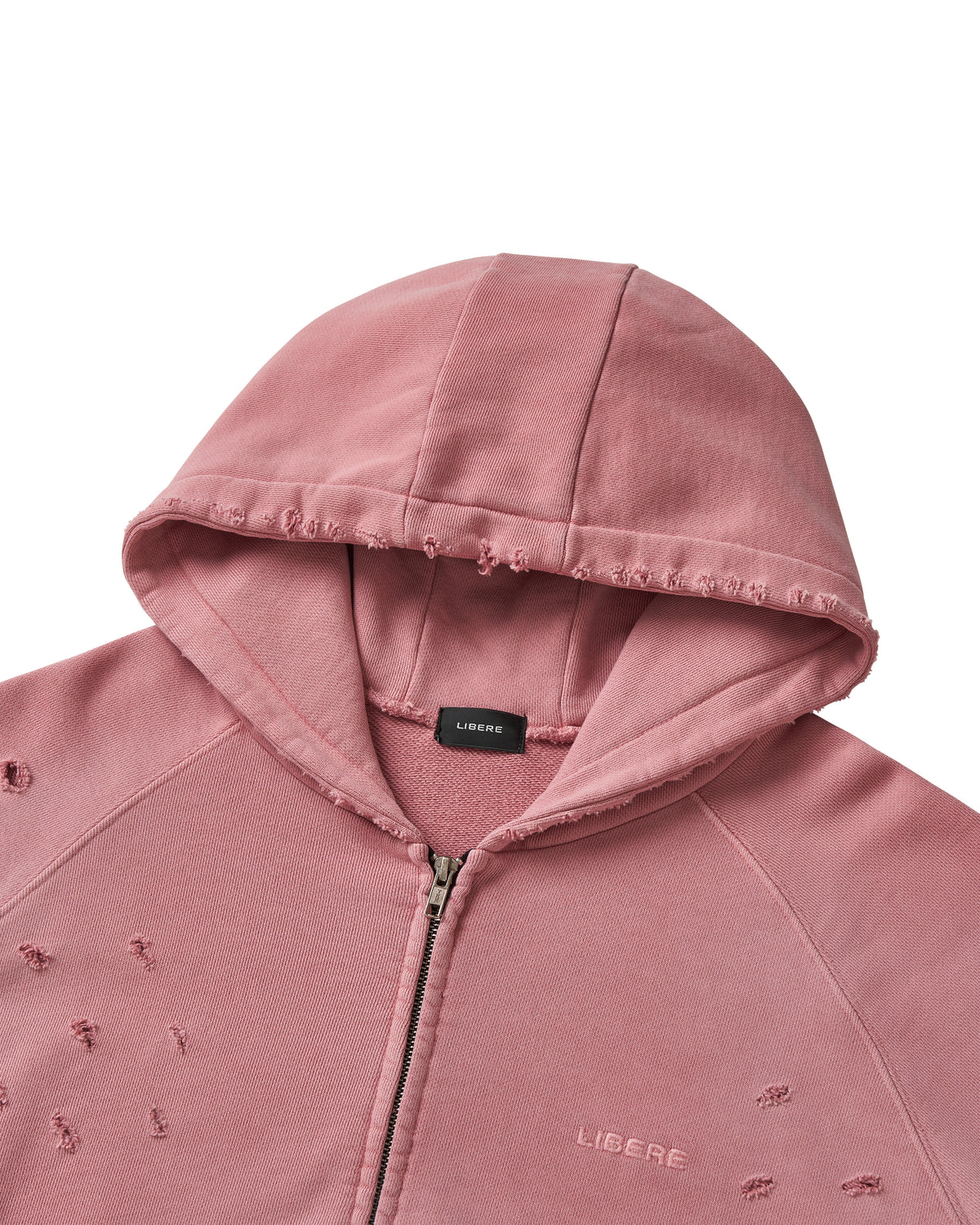 DOUBLE EIGHT SNAKE ZIP HOODIE / PINK