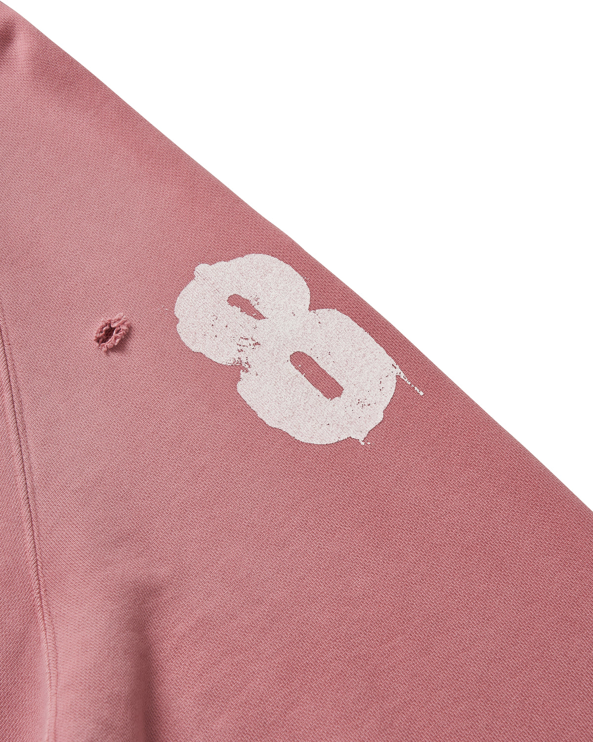 DOUBLE EIGHT SNAKE ZIP HOODIE / PINK