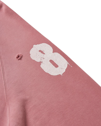 DOUBLE EIGHT SNAKE ZIP HOODIE / PINK
