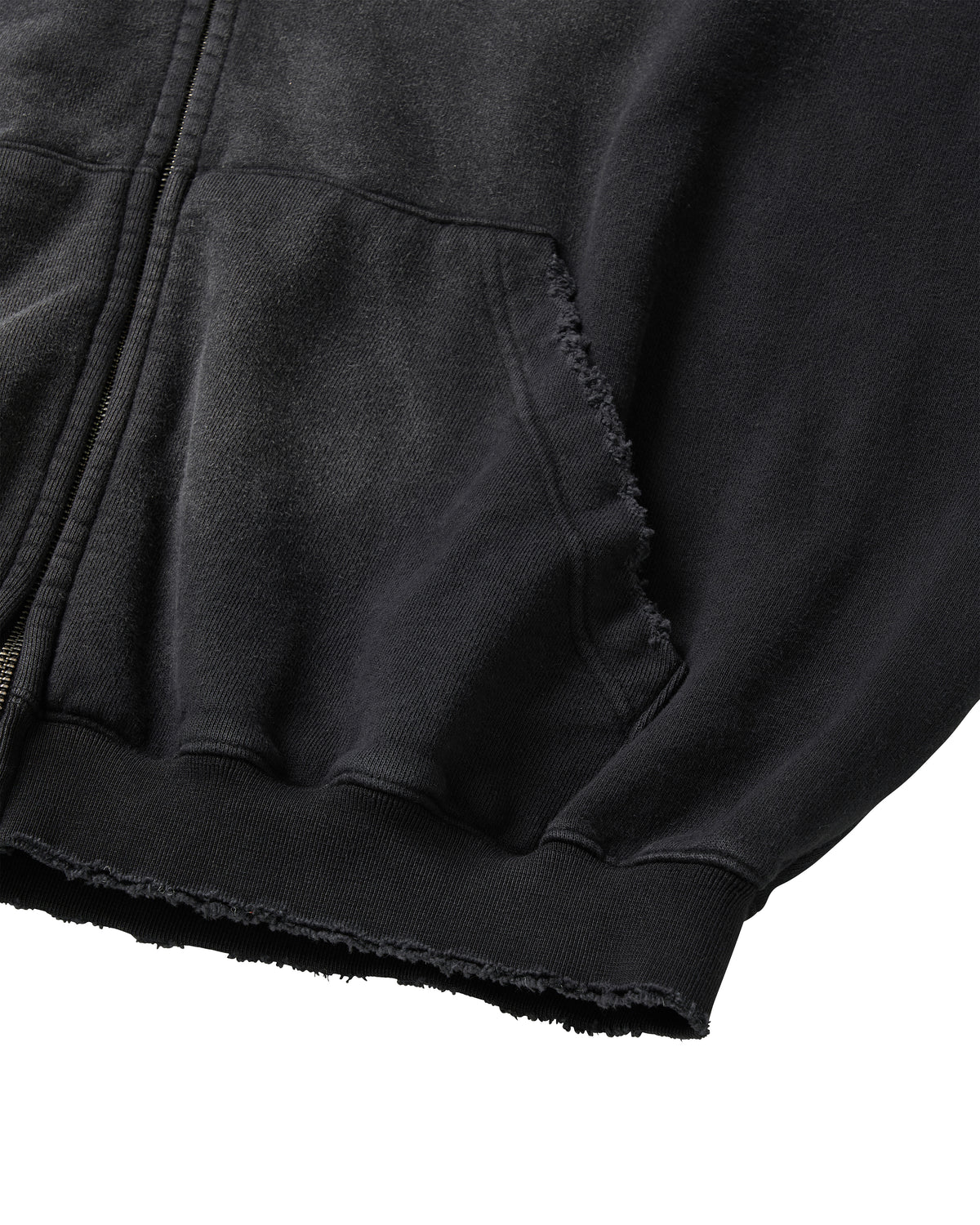 DOUBLE EIGHT SNAKE ZIP HOODIE / BLACK