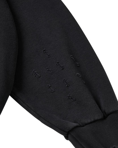 DOUBLE EIGHT SNAKE ZIP HOODIE / BLACK