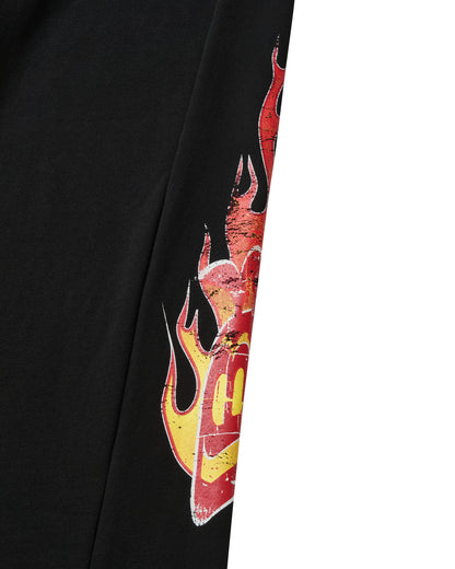 SIDE BLAZE SWEATPANTS / BLACK