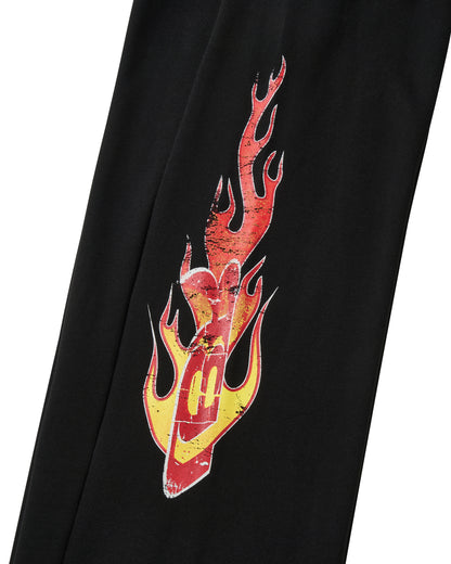SIDE BLAZE SWEATPANTS / BLACK
