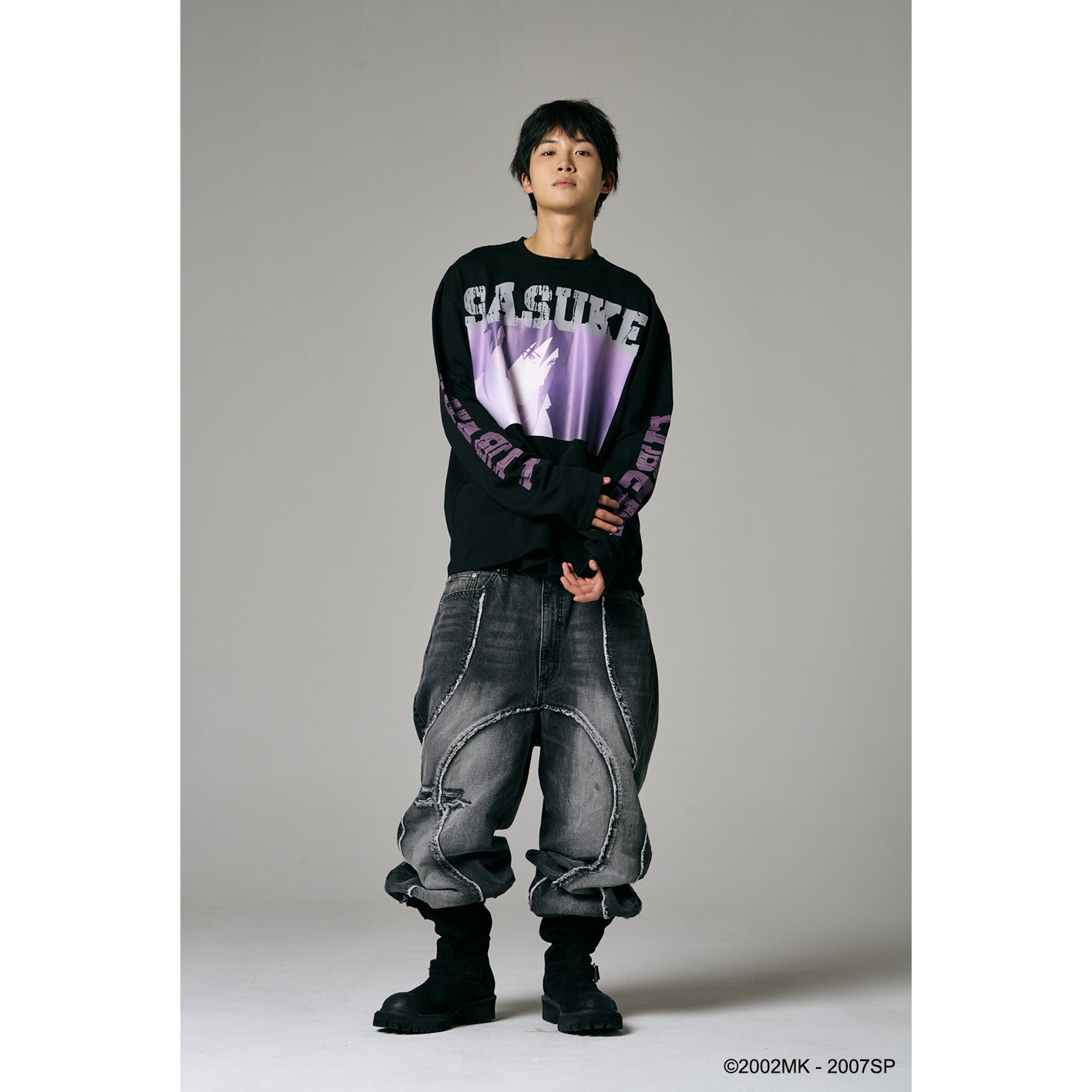 【PRE ORDER】SASUKE LONG SLEEVE T-SHIRTS / BLACK
