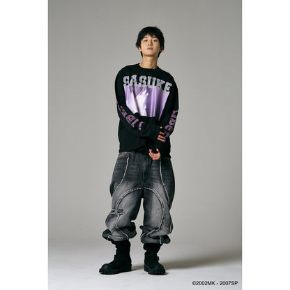 【PRE ORDER】SASUKE LONG SLEEVE T-SHIRTS / BLACK