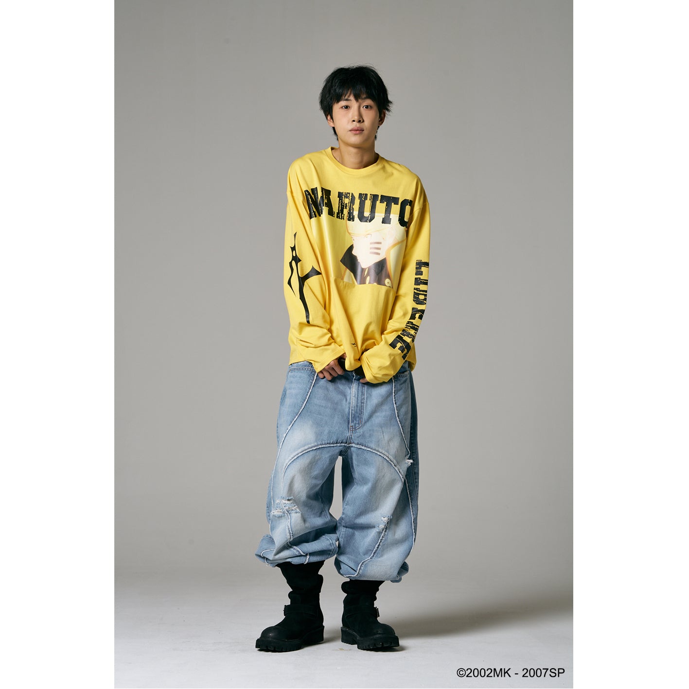 NARUTO LONG SLEEVE T-SHIRTS / YELLOW – LIBERE