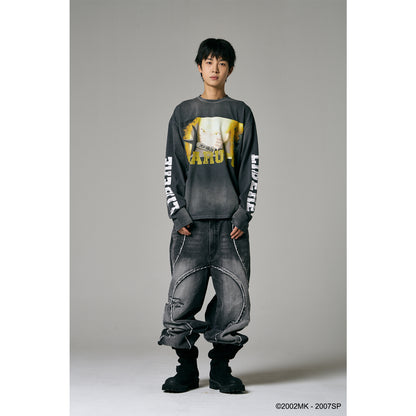 【PRE ORDER】JOINT BATTLE LONG SLEEVE T-SHIRTS / DARK GRAY