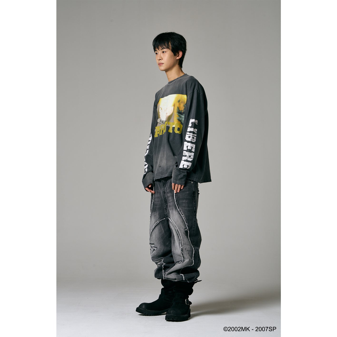 【PRE ORDER】JOINT BATTLE LONG SLEEVE T-SHIRTS / DARK GRAY