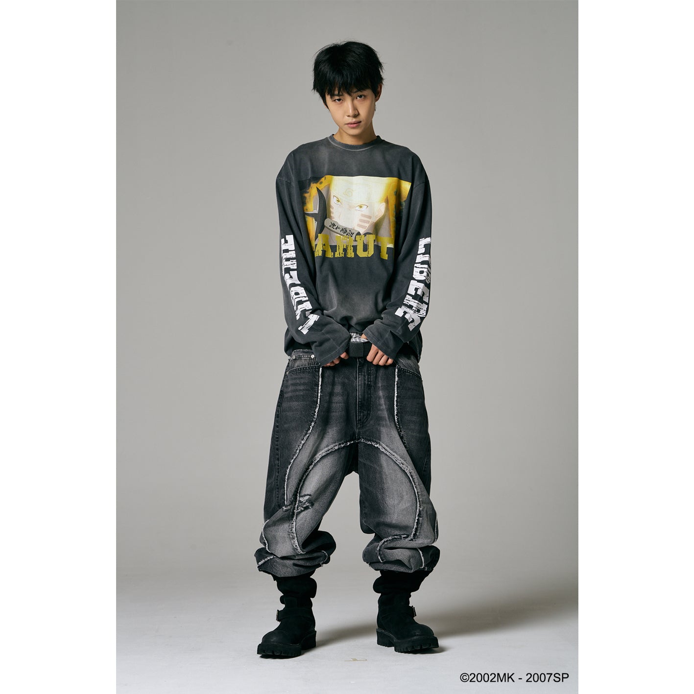 【PRE ORDER】JOINT BATTLE LONG SLEEVE T-SHIRTS / DARK GRAY