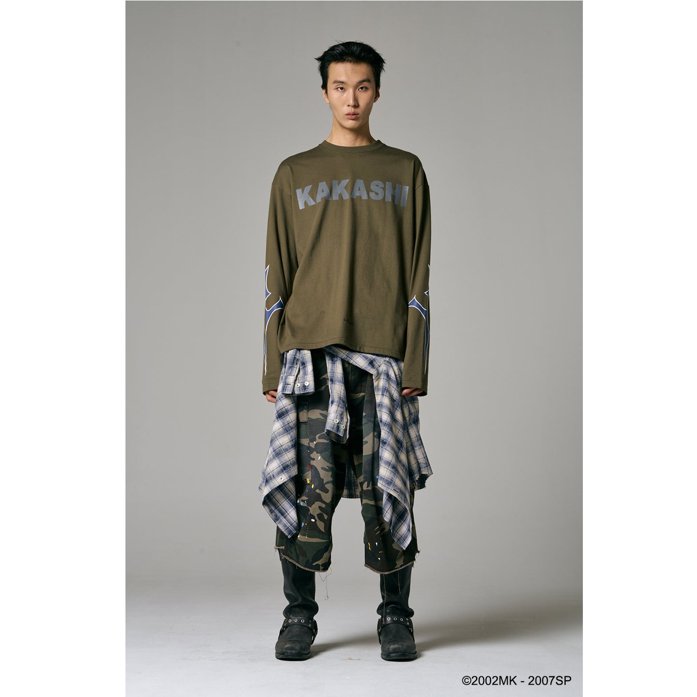 【PRE ORDER】KAKASHI LONG SLEEVE T-SHIRTS / KHAKI