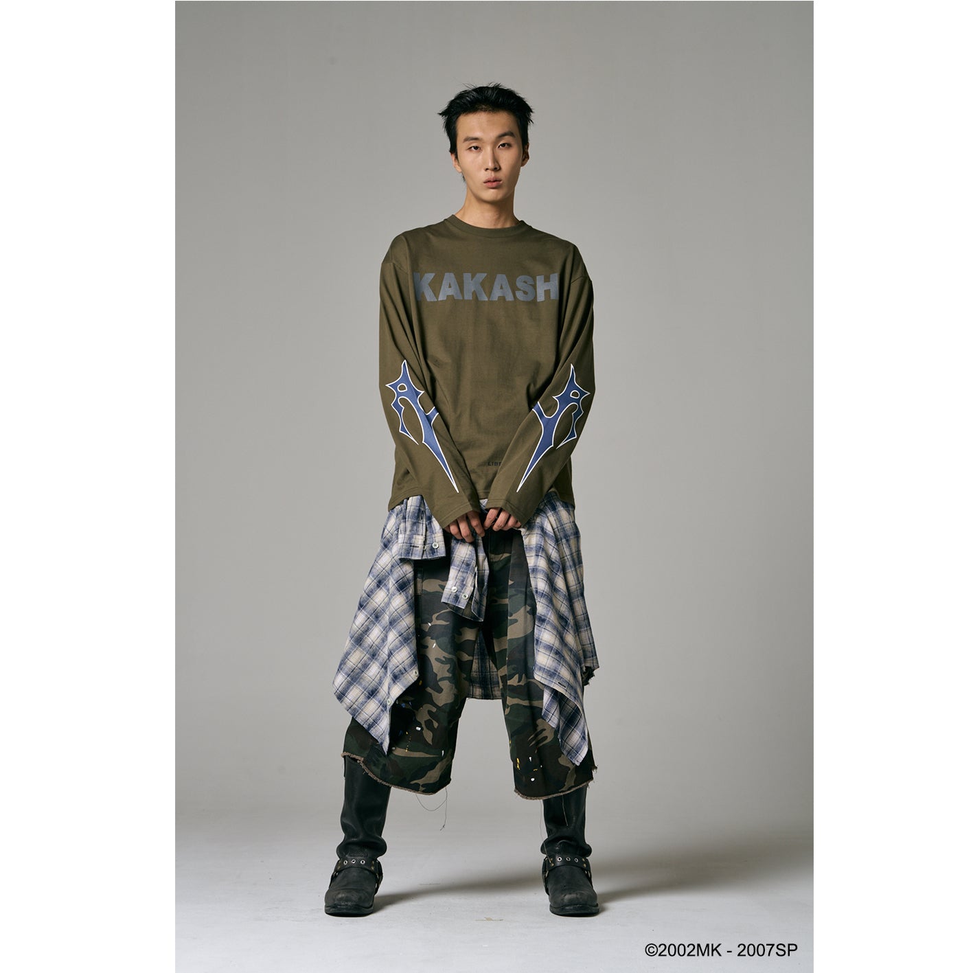 【PRE ORDER】KAKASHI LONG SLEEVE T-SHIRTS / KHAKI