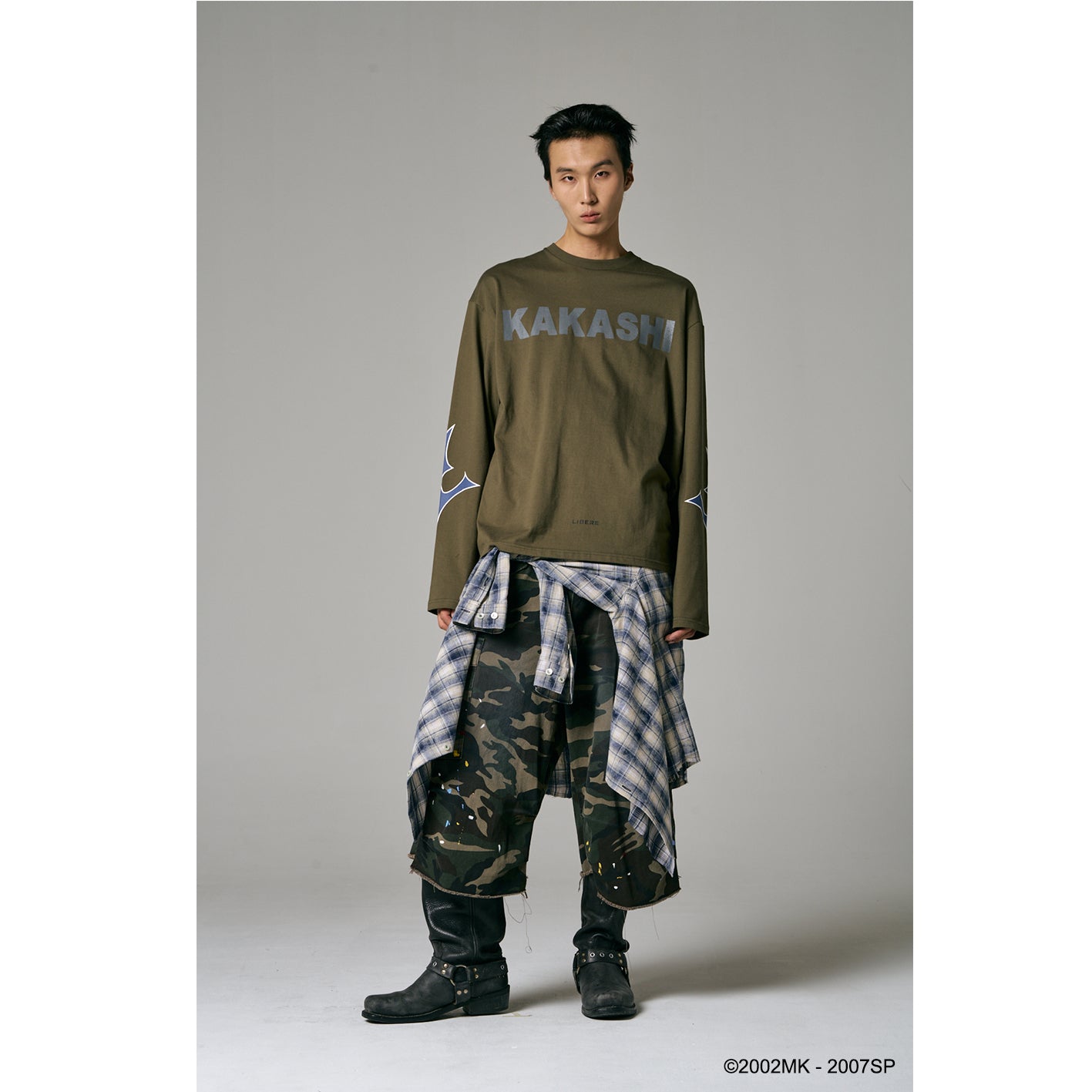 【PRE ORDER】KAKASHI LONG SLEEVE T-SHIRTS / KHAKI