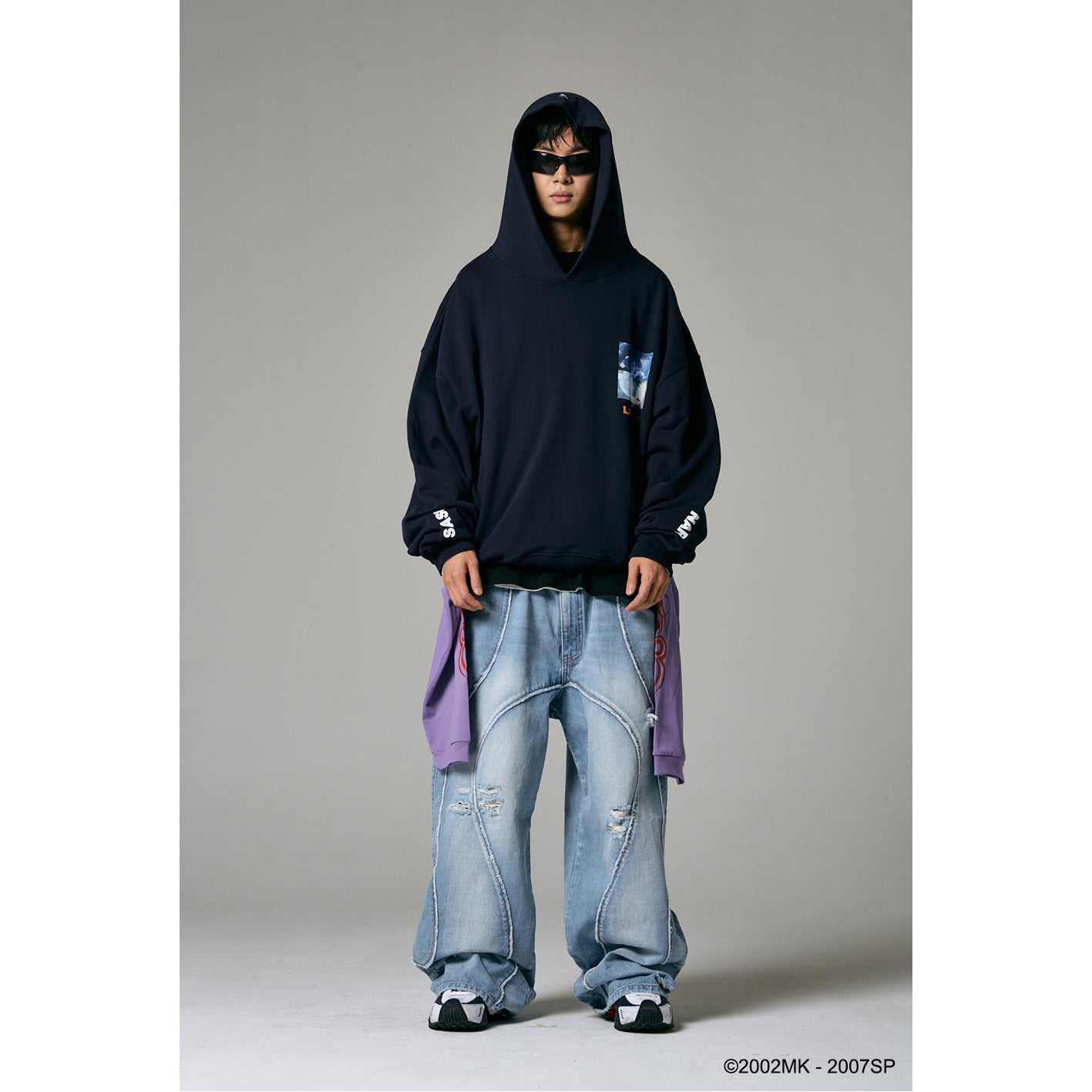 【PRE ORDER】SASUKE NARUTO HOODIE / NAVY