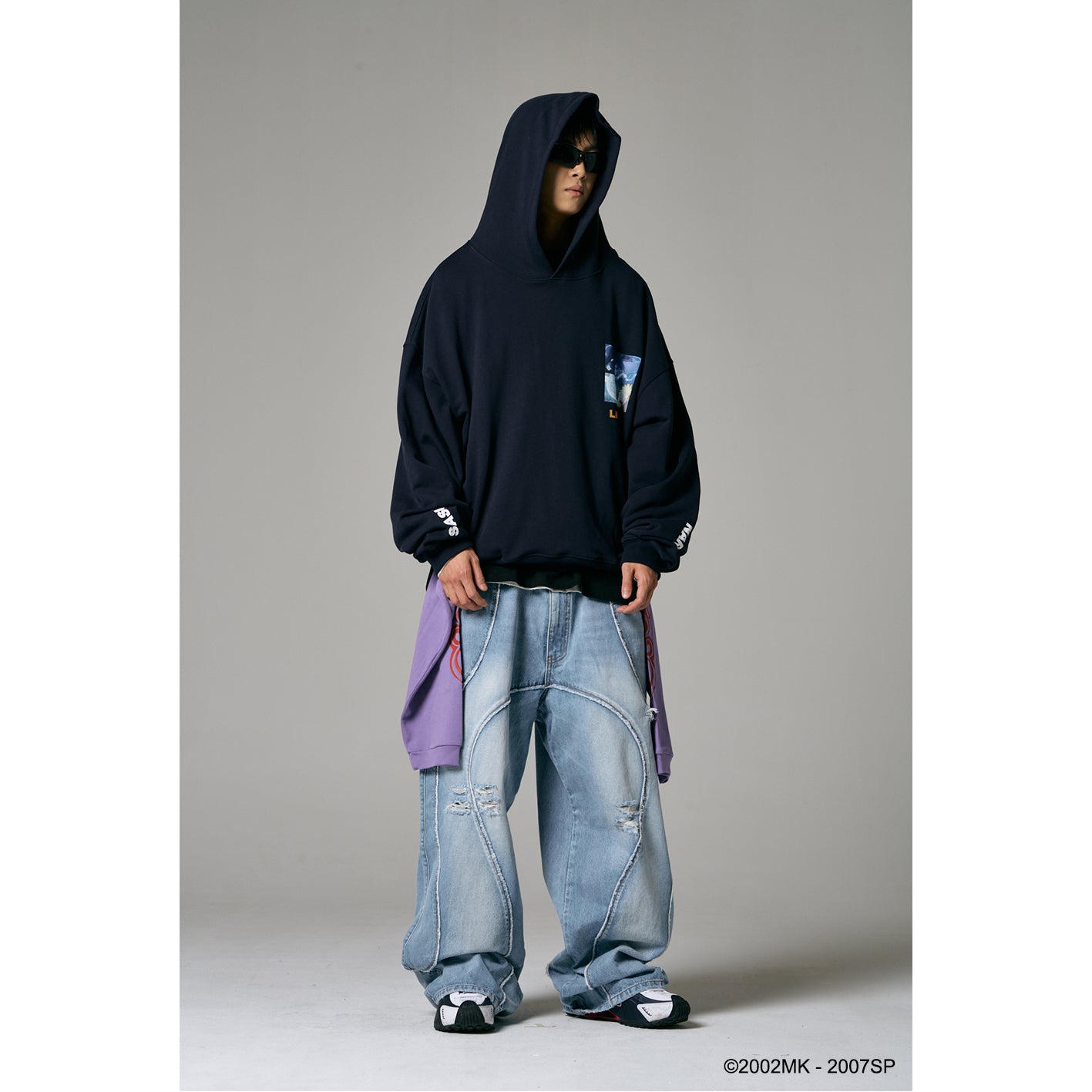【PRE ORDER】SASUKE NARUTO HOODIE / NAVY