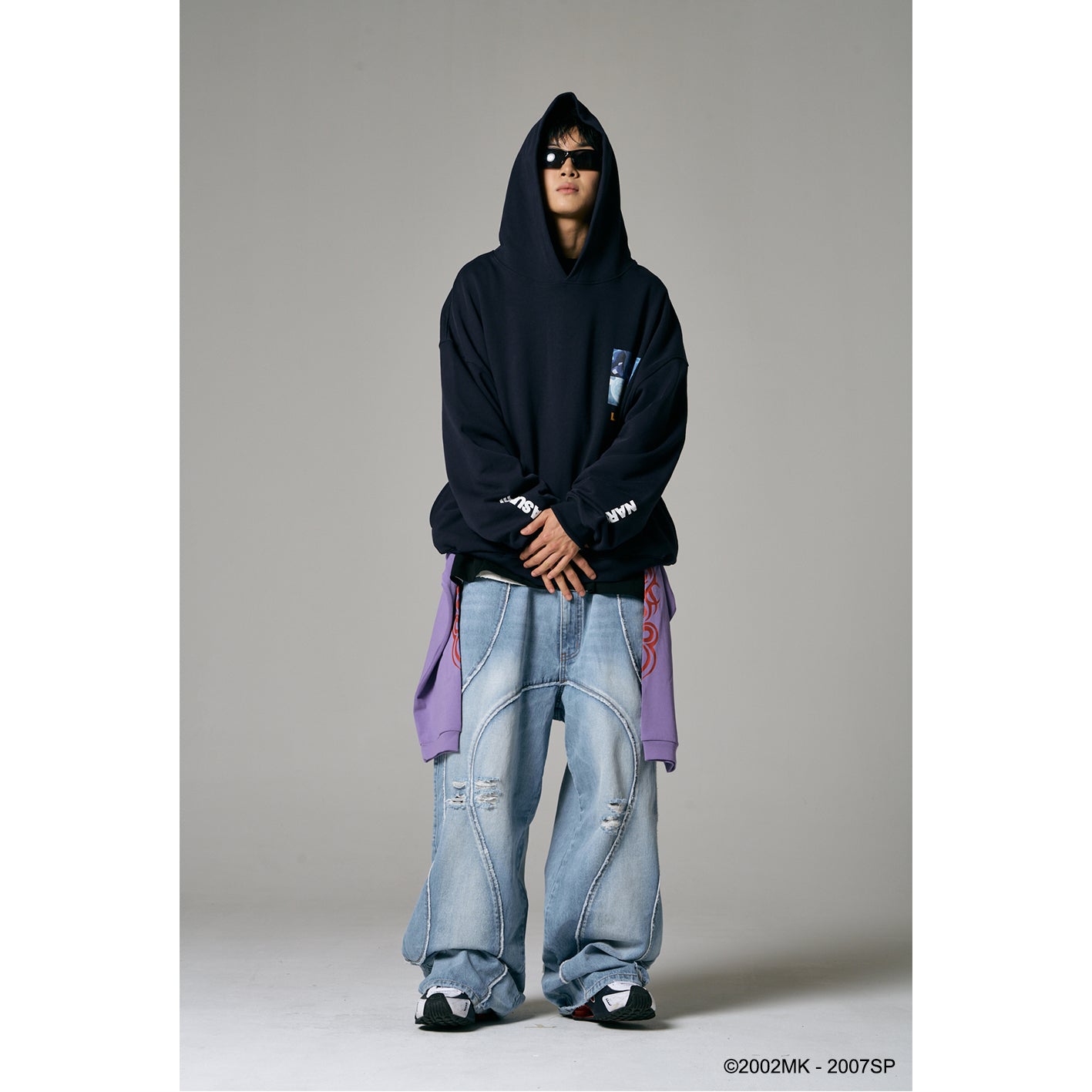 【PRE ORDER】SASUKE NARUTO HOODIE / NAVY