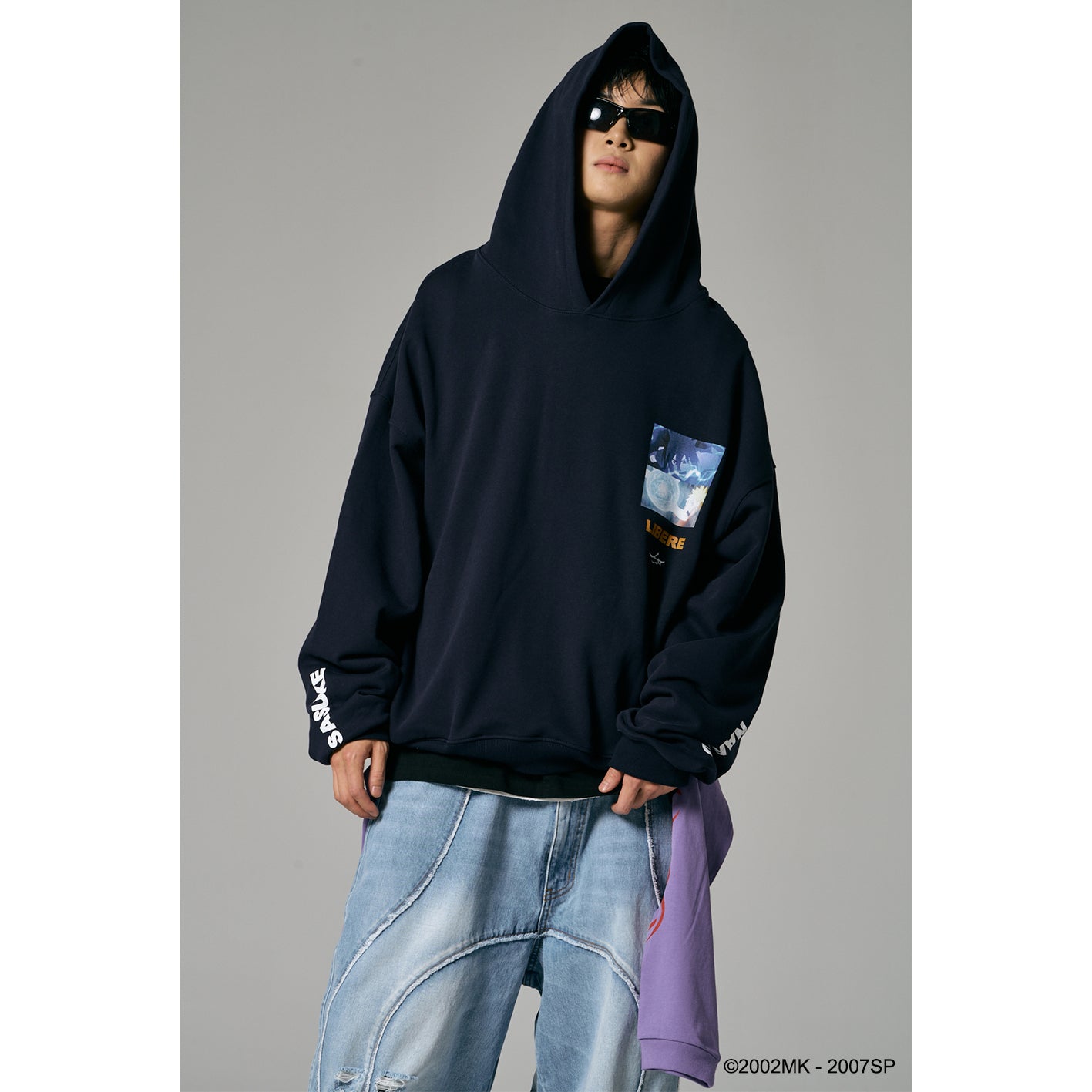【PRE ORDER】SASUKE NARUTO HOODIE / NAVY