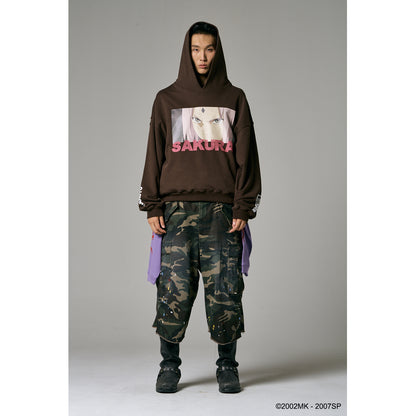 【PRE ORDER】SAKURA HOODIE / DARK BROWN