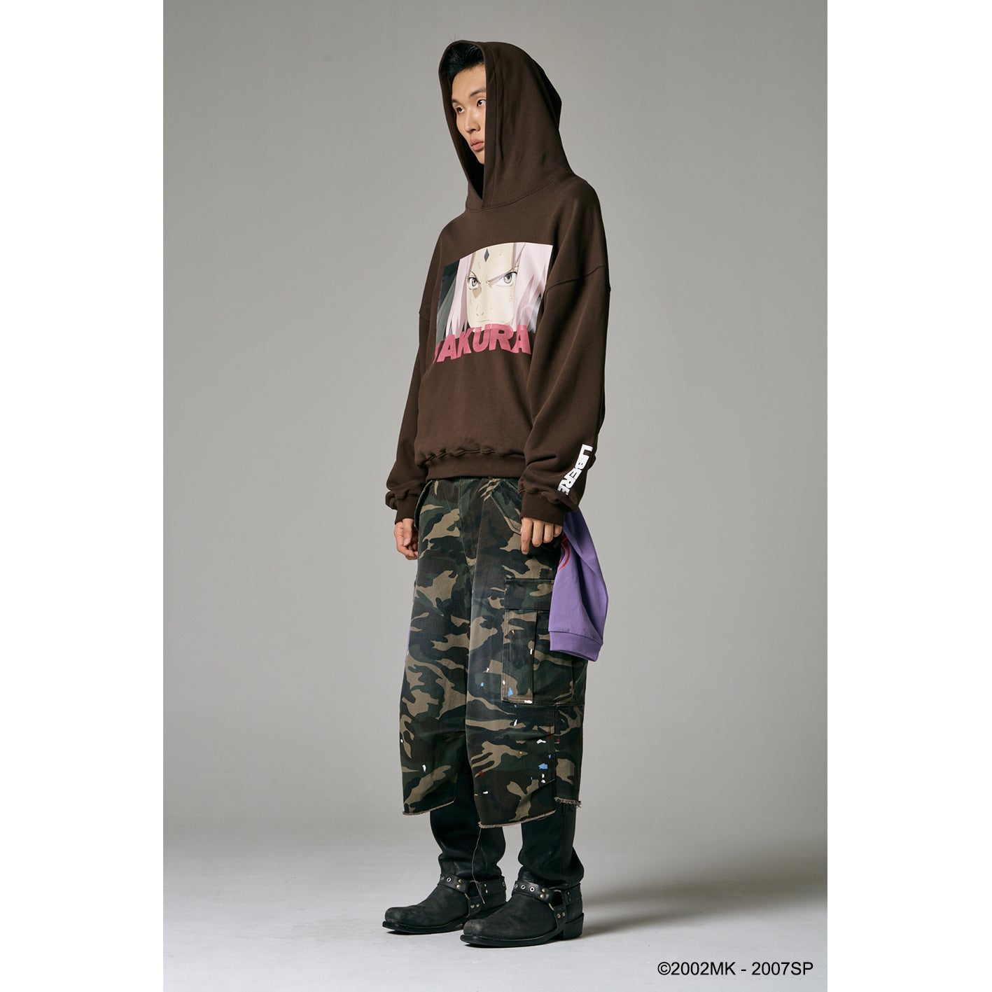 【PRE ORDER】SAKURA HOODIE / DARK BROWN
