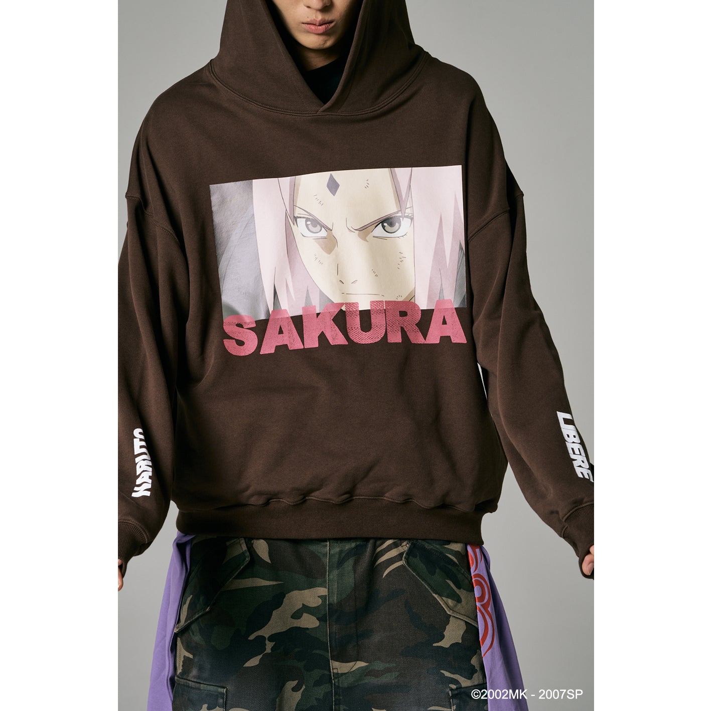 【PRE ORDER】SAKURA HOODIE / DARK BROWN