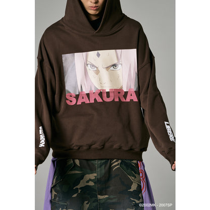 【PRE ORDER】SAKURA HOODIE / DARK BROWN