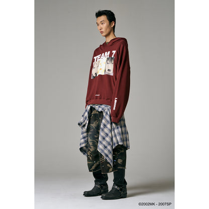 【PRE ORDER】TEAM 7 HOODIE / BURGUNDY