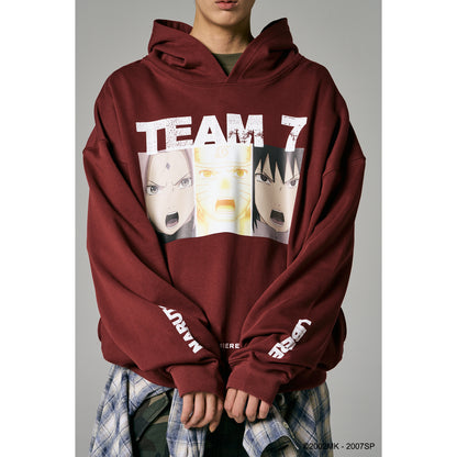 【PRE ORDER】TEAM 7 HOODIE / BURGUNDY