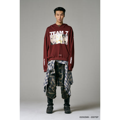 【PRE ORDER】TEAM 7 HOODIE / BURGUNDY