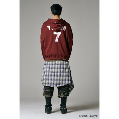 【PRE ORDER】TEAM 7 HOODIE / BURGUNDY