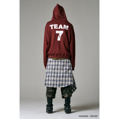 【PRE ORDER】TEAM 7 HOODIE / BURGUNDY